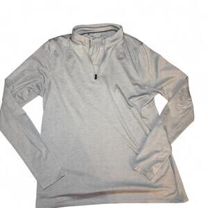 Under Armour grey quarter zip long sleeve top Size L